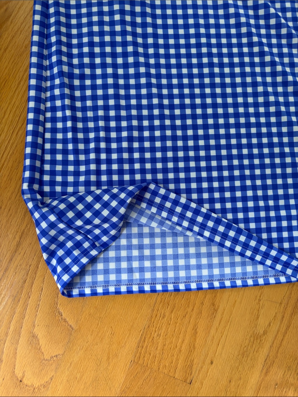 JUDE CONNALLY ella dress size medium NWT gingham cobalt patriotic - Picture 4 of 6